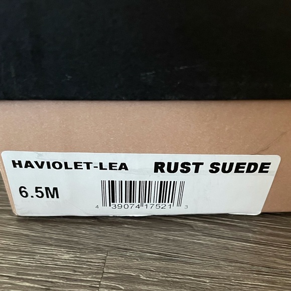 Halogen Violet Mules - Rust Suede - Picture 8 of 8
